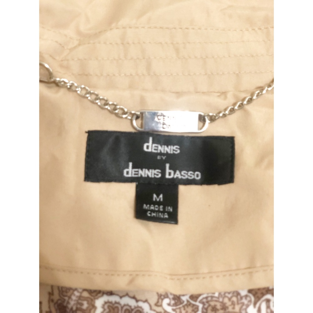 Dennis Brasso Tan Rain Jacket w/Hood - Picture 7 of 9